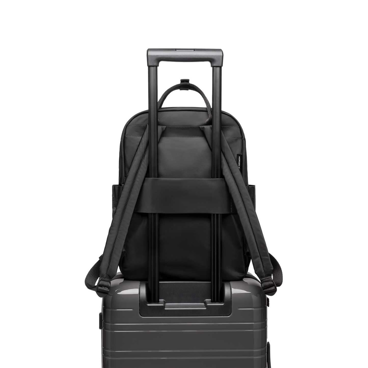 Aoyama Rucksack Medium Trolley Rückseite - Wasserabweisend Vegan Ergonomisch - Horizn Studios