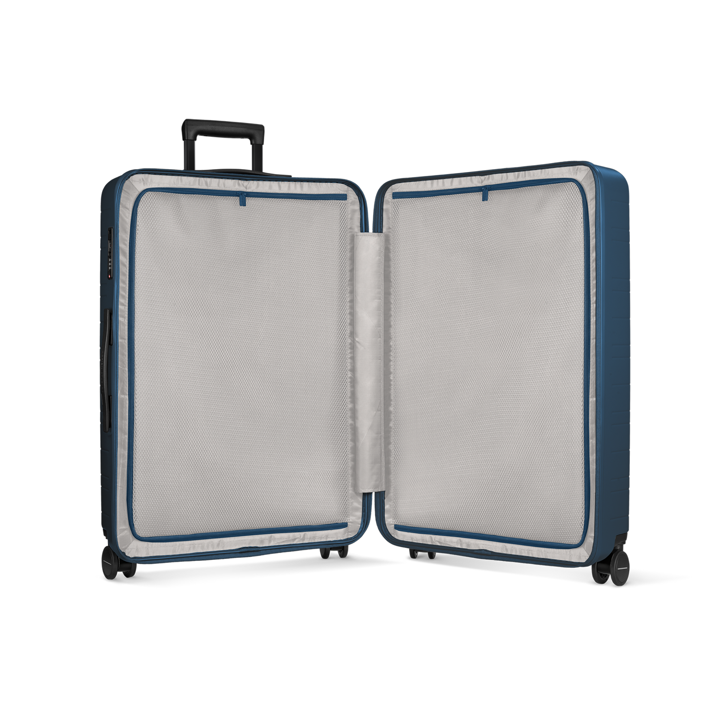 Koffer Essential Coastal Blau Innenansicht Afb - Hartschale Polycarbonat Leicht Robust - Horizn Studios