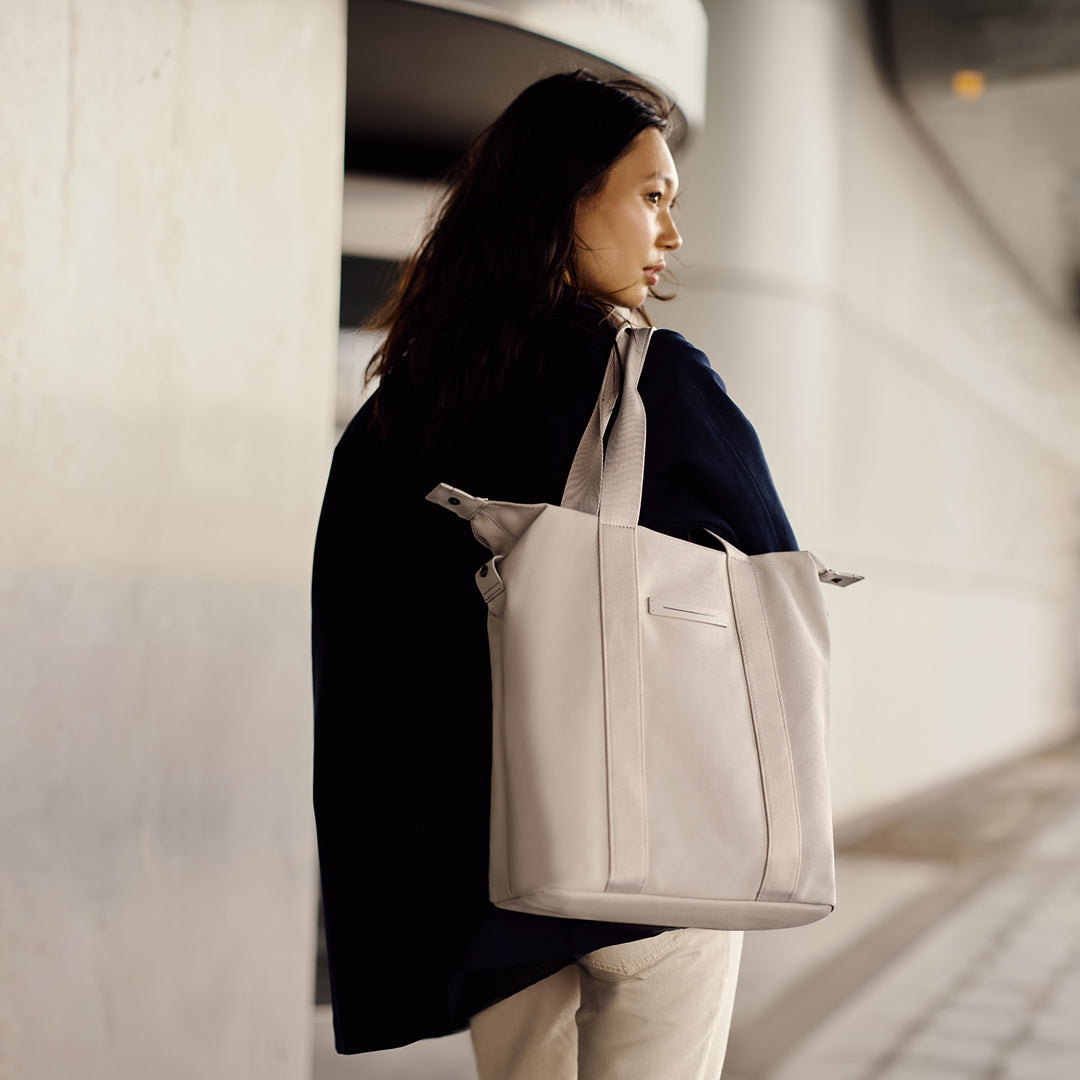 SoFo Vertical Tote / Night Blue / Waxed Canvas