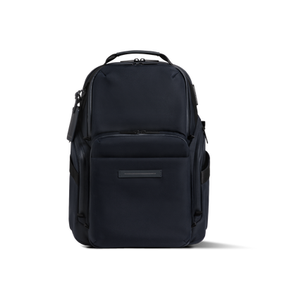 Midtown Series Rucksack Blau Vorderseite - Wasserabweisend Vegan Ergonomisch - Horizn Studios