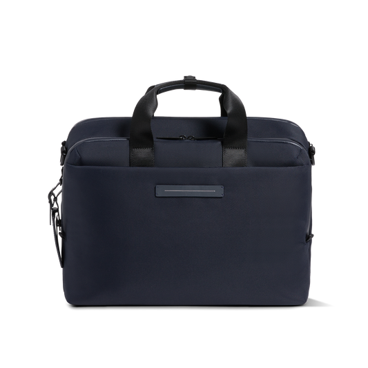 Midtown Series Briefcase Blau Vorderseite - Horizn Studios