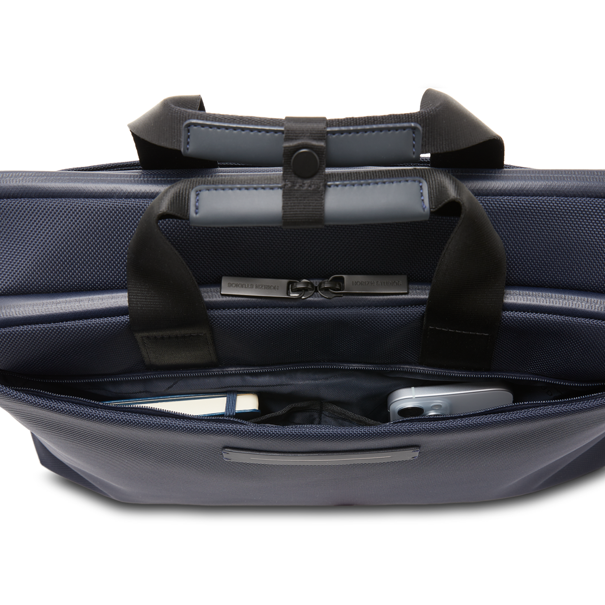 Midtown Briefcase Blau Fronttasche - Wasserabweisend Funktional Stilvoll - Horizn Studios
