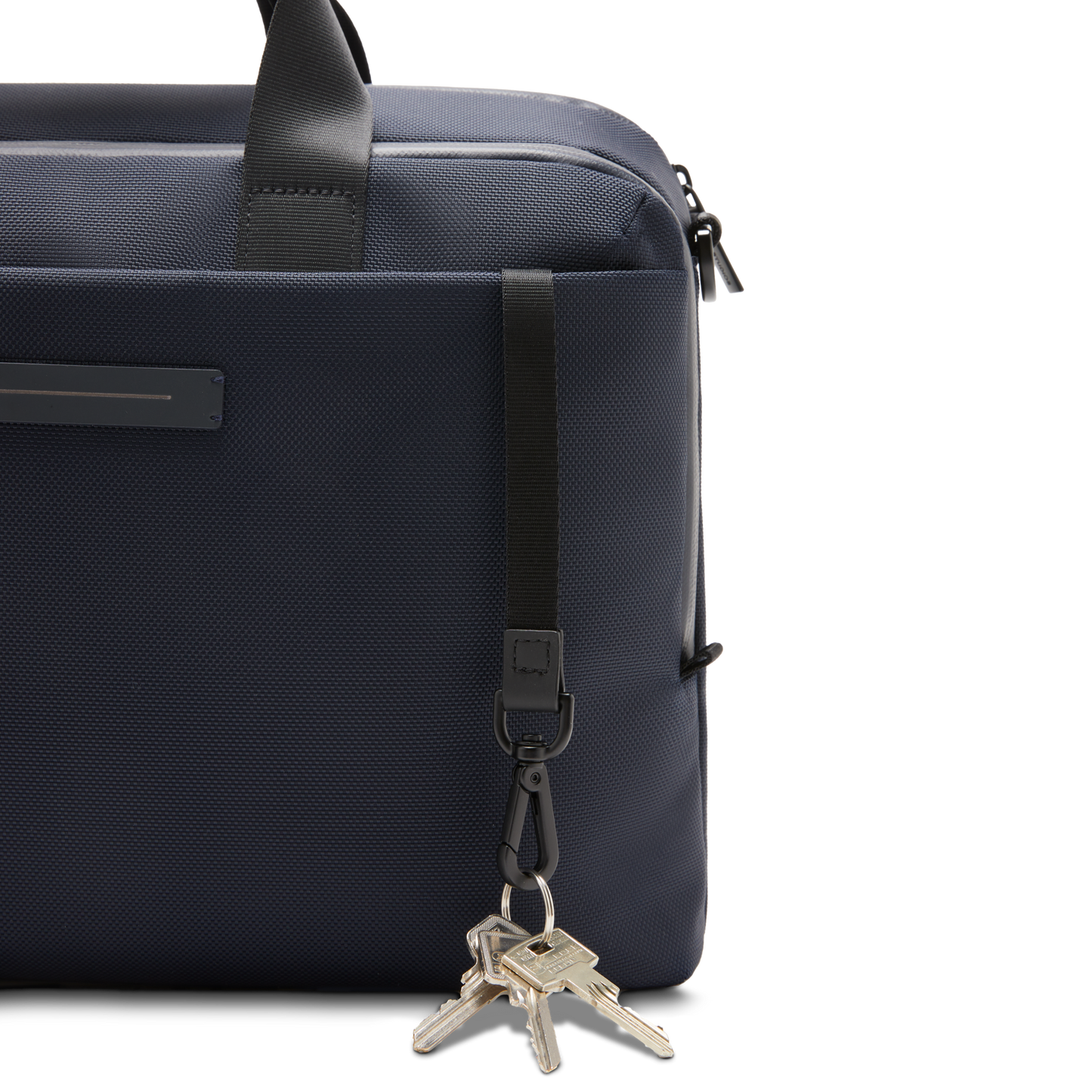 Midtown Briefcase Blau Detail - Horizn Studios
