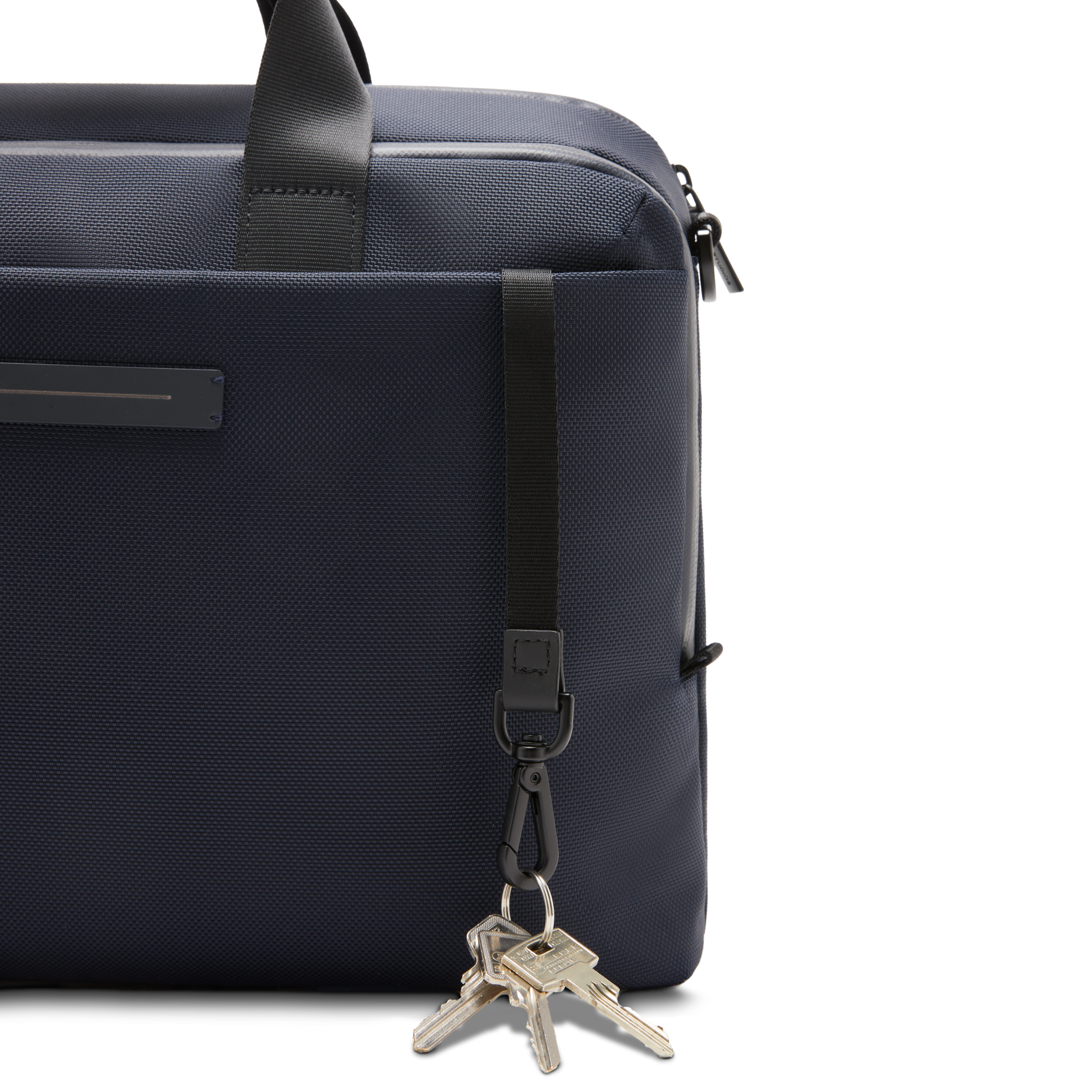 Midtown Briefcase Blau Detail - Horizn Studios