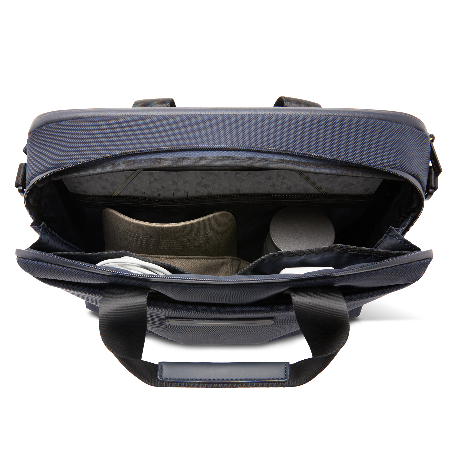 Midtown Briefcase Blau Hauptfach Filled - Horizn Studios