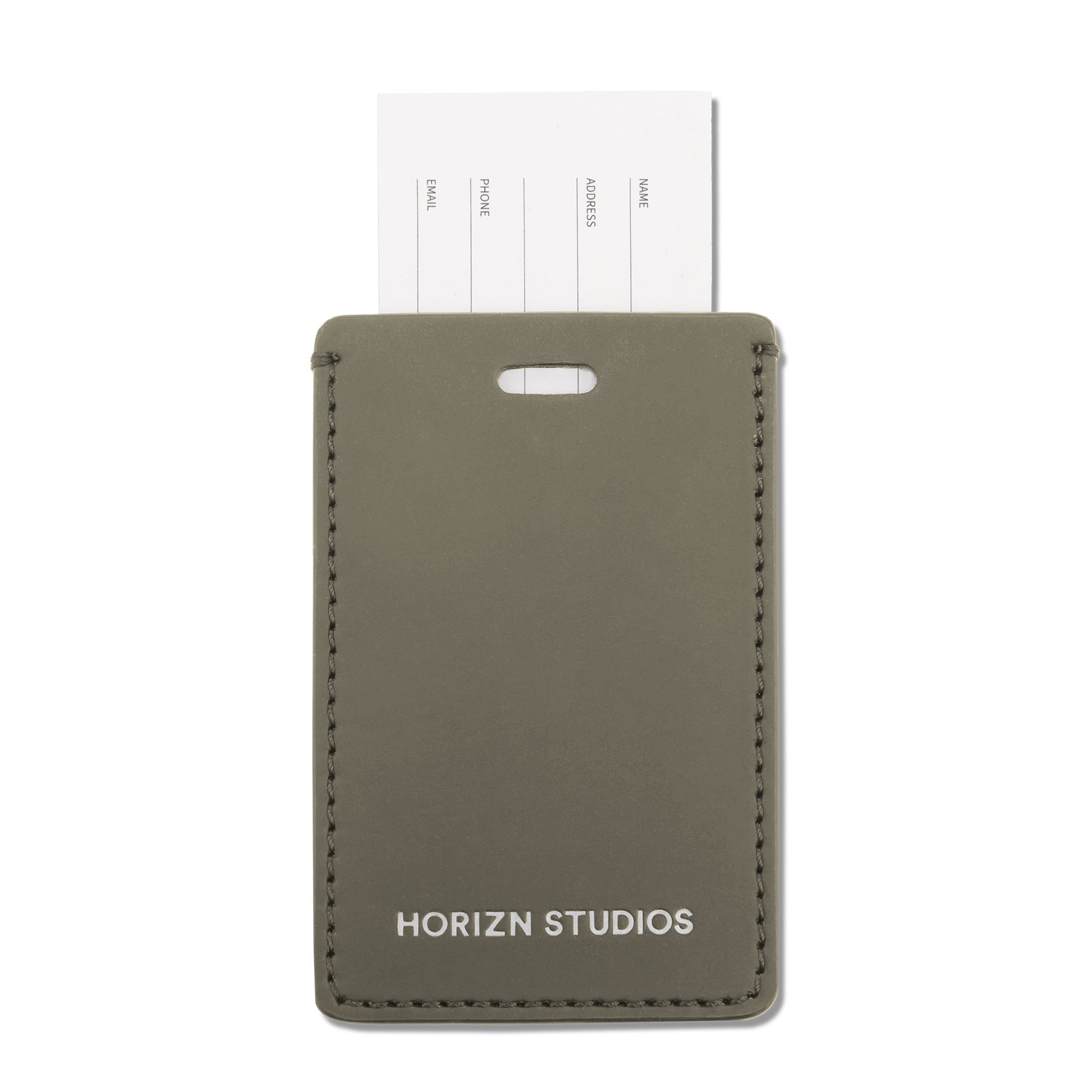 Gepäckanhänger Braun Label - Premium Reiseaccessoire - Horizn Studios