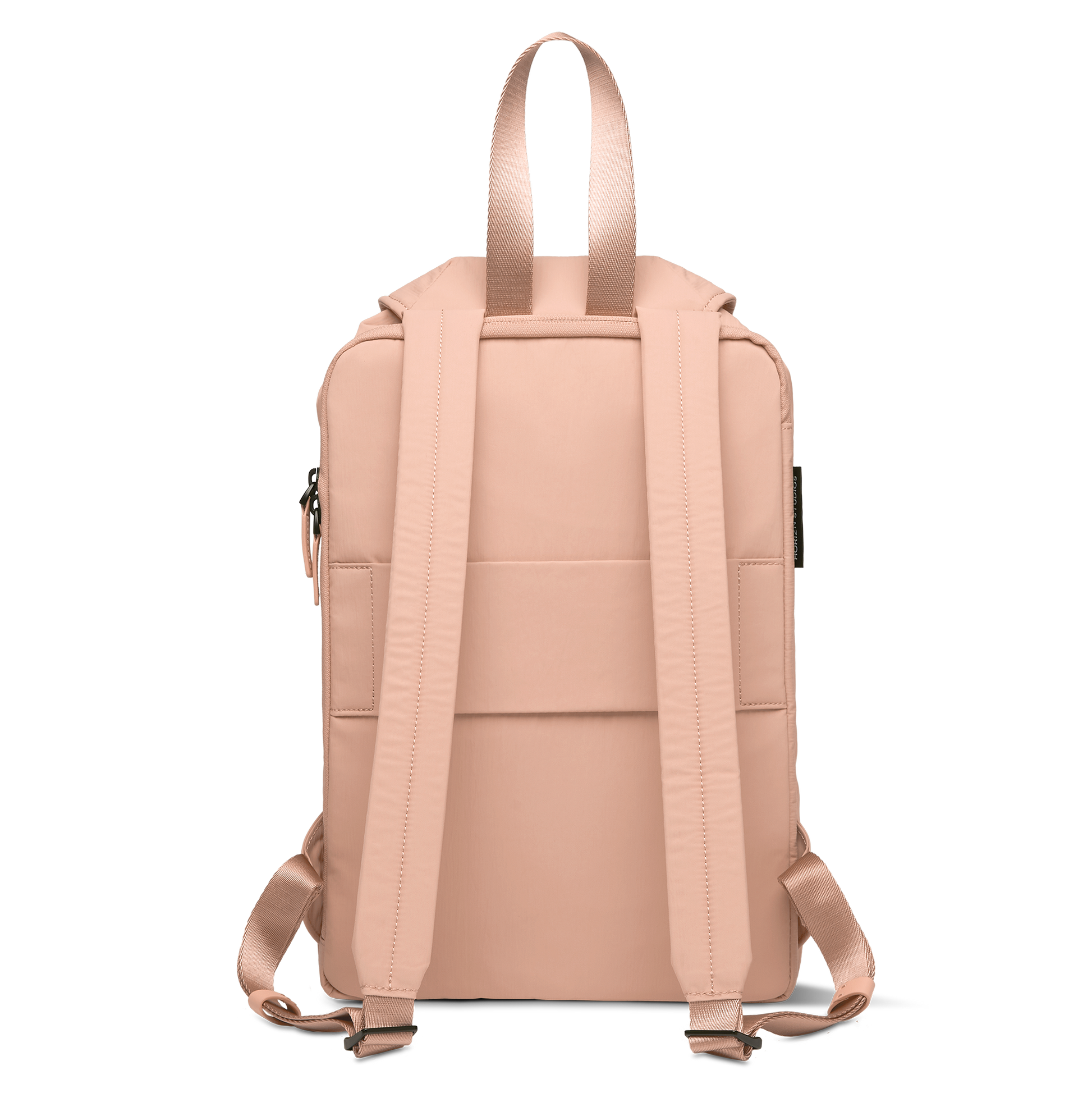 Chiado Rucksack Beige Rosa Rückseite - Wasserabweisend Vegan Ergonomisch - Horizn Studios