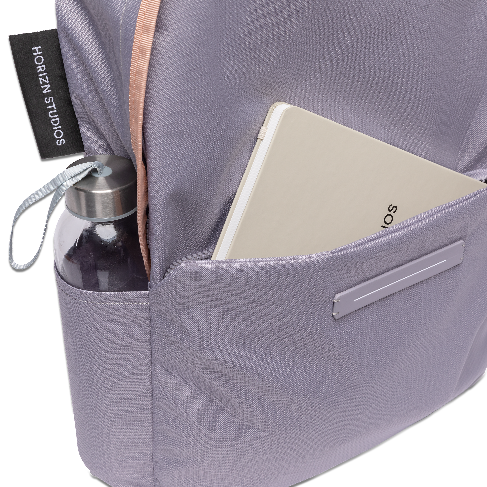 Daypack Medium Grau Lavendar Beige Rosa Open Pocket - Horizn Studios