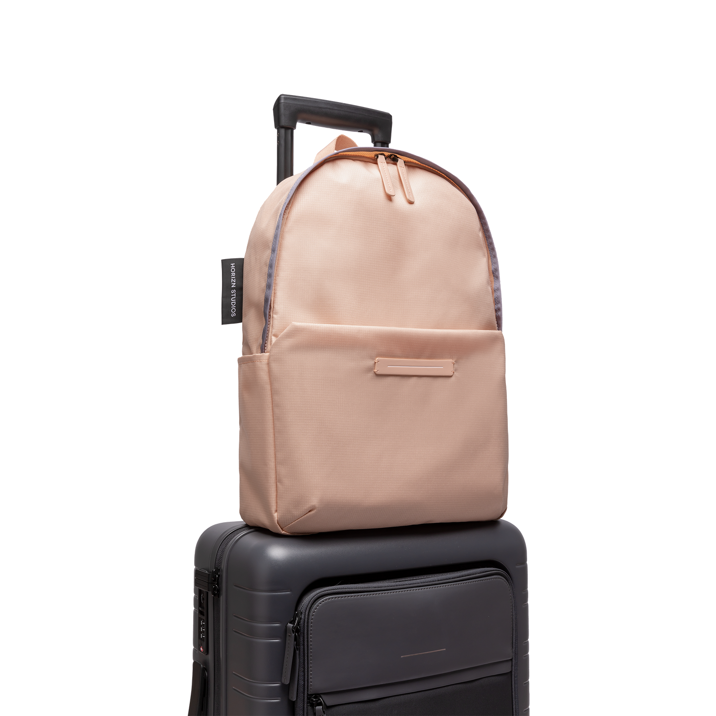 Daypack Medium Beige Rosa Trolley - Horizn Studios