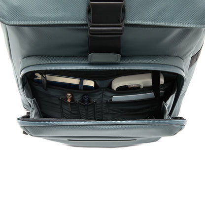 Midtown Flaptop Backpack / Pine Green / Recycled Nylon