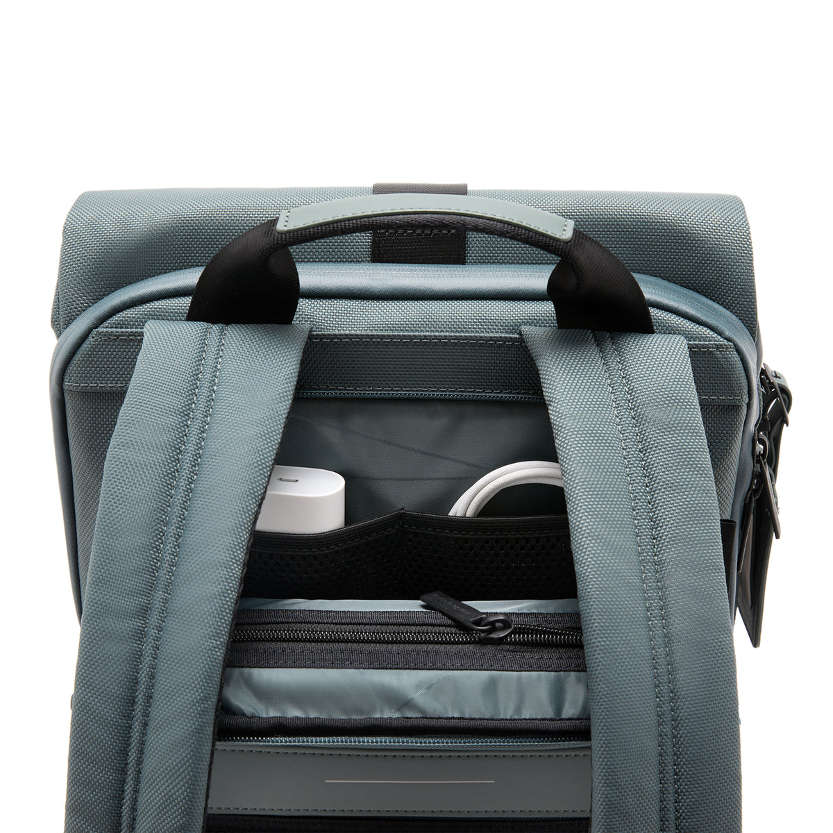 Midtown Flaptop Backpack / Pine Green / Recycled Nylon
