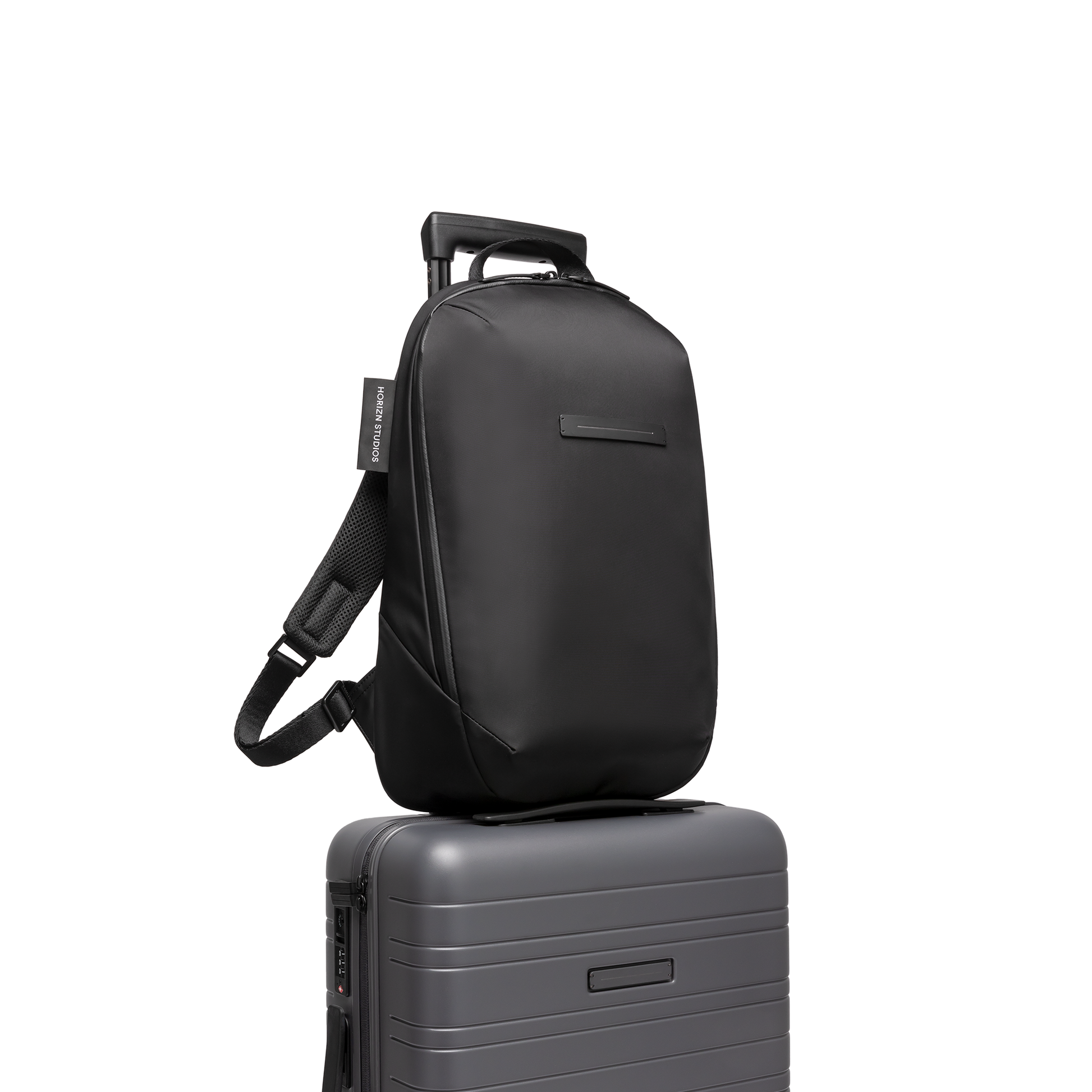 Gion Rucksack Light Trolley Seitenansicht - Wasserabweisend Vegan Ergonomisch - Horizn Studios