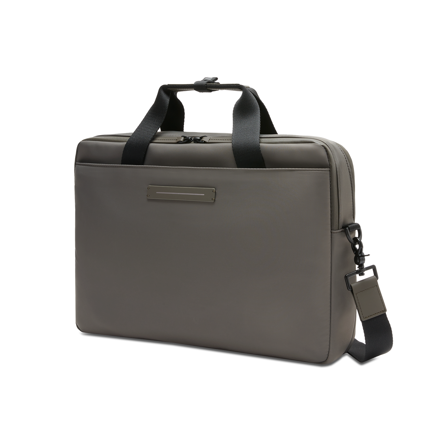 Gion Briefcase Grün Detail Shot - Horizn Studios
