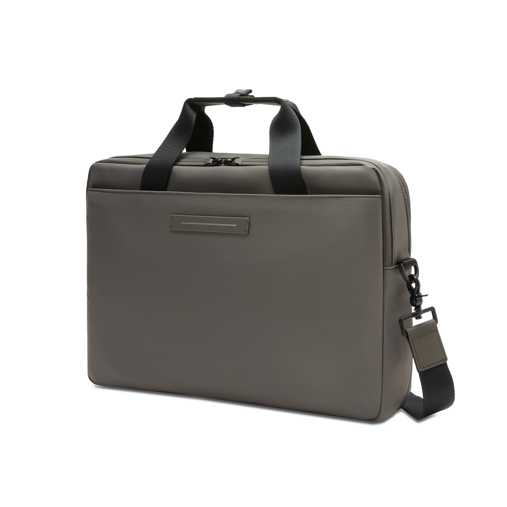 Gion Briefcase Grün Detail Shot - Horizn Studios