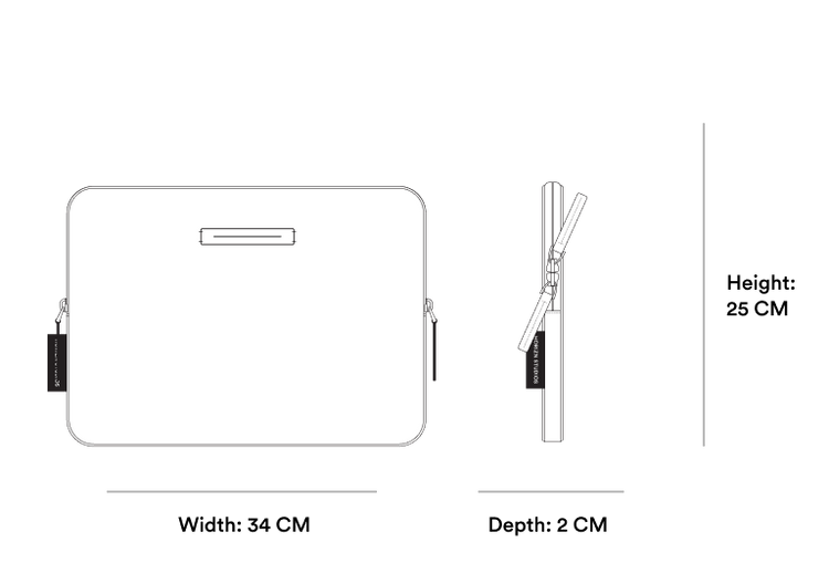 Gion Laptop Case Infographic - Horizn Studios