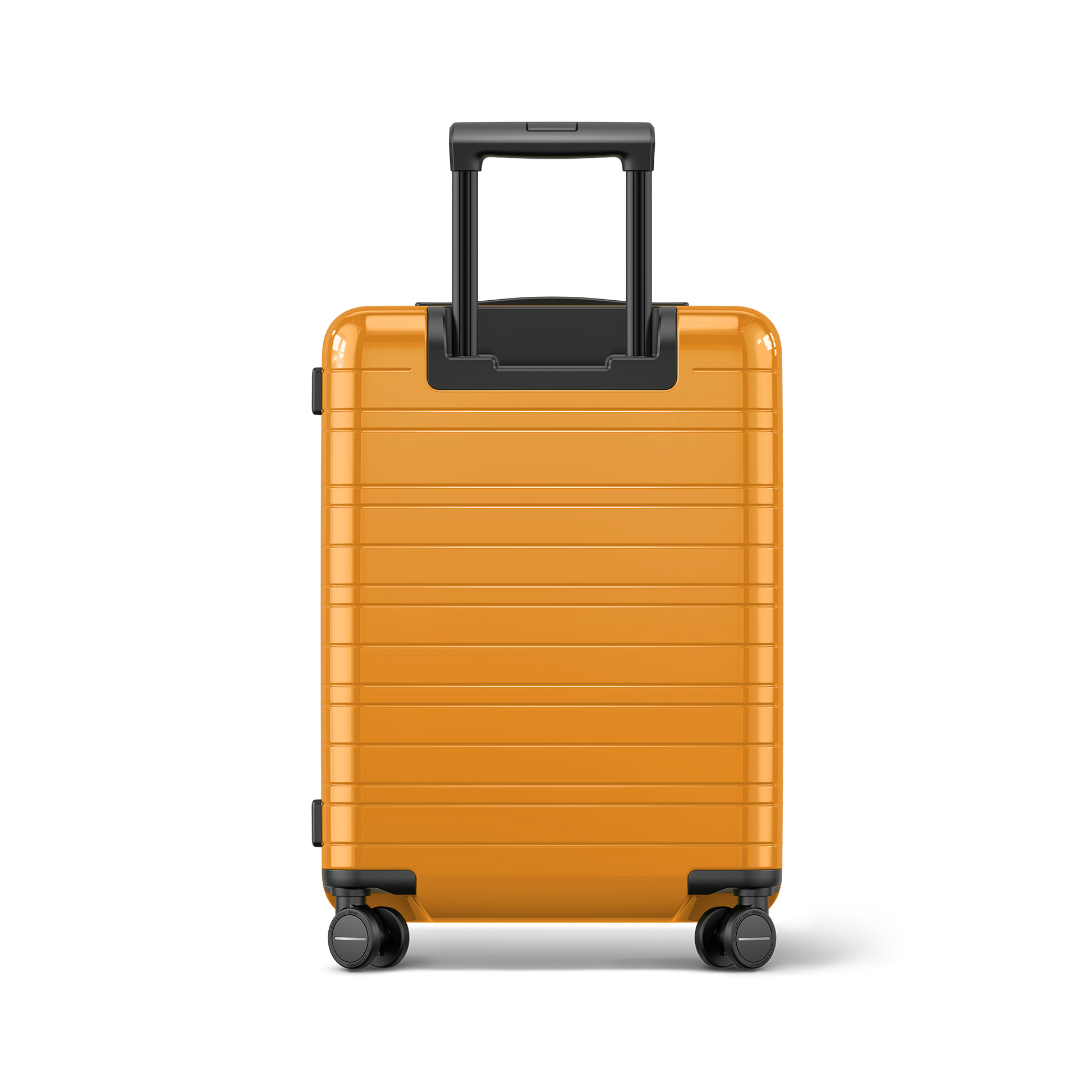 Koffer Essential Glossy Bright Amber Rückseite Bbac - Hartschale Polycarbonat Leicht Robust - Horizn Studios