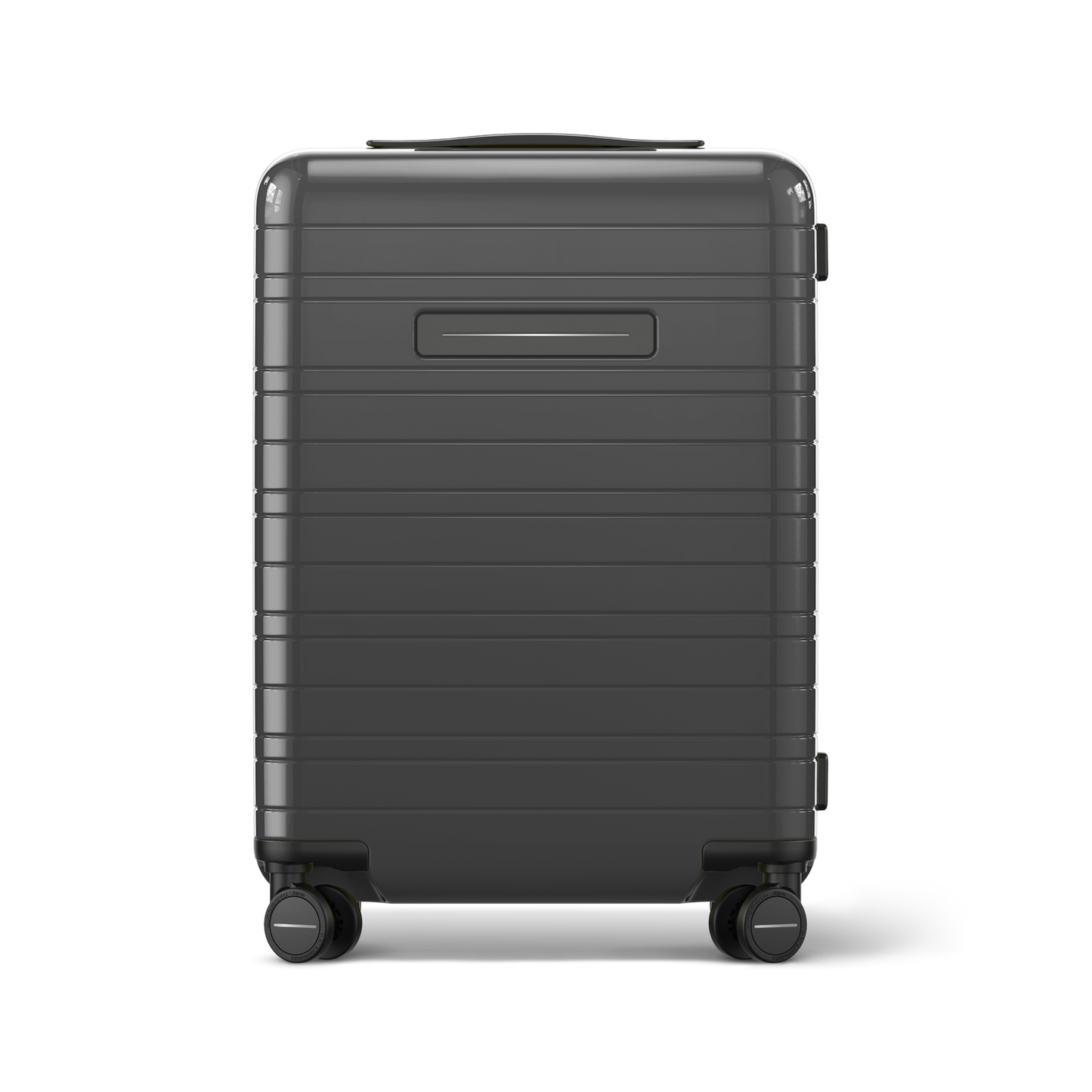 Koffer Essential Glossy Graphite Vorderseite - Hartschale Polycarbonat Leicht Robust - Horizn Studios