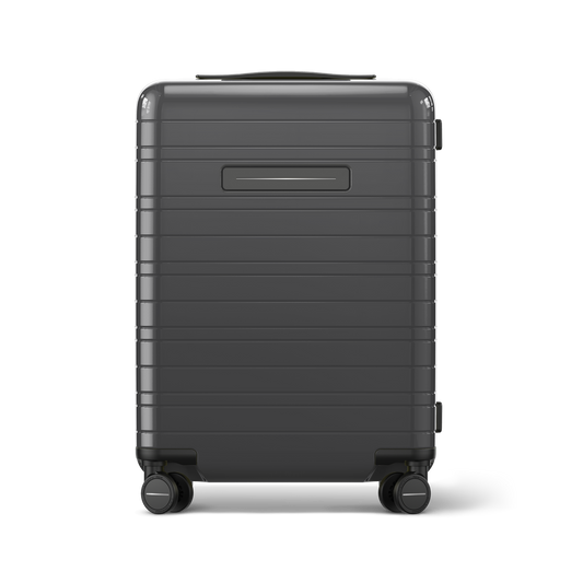 Koffer Essential Glossy Graphite Vorderseite - Hartschale Polycarbonat Leicht Robust - Horizn Studios