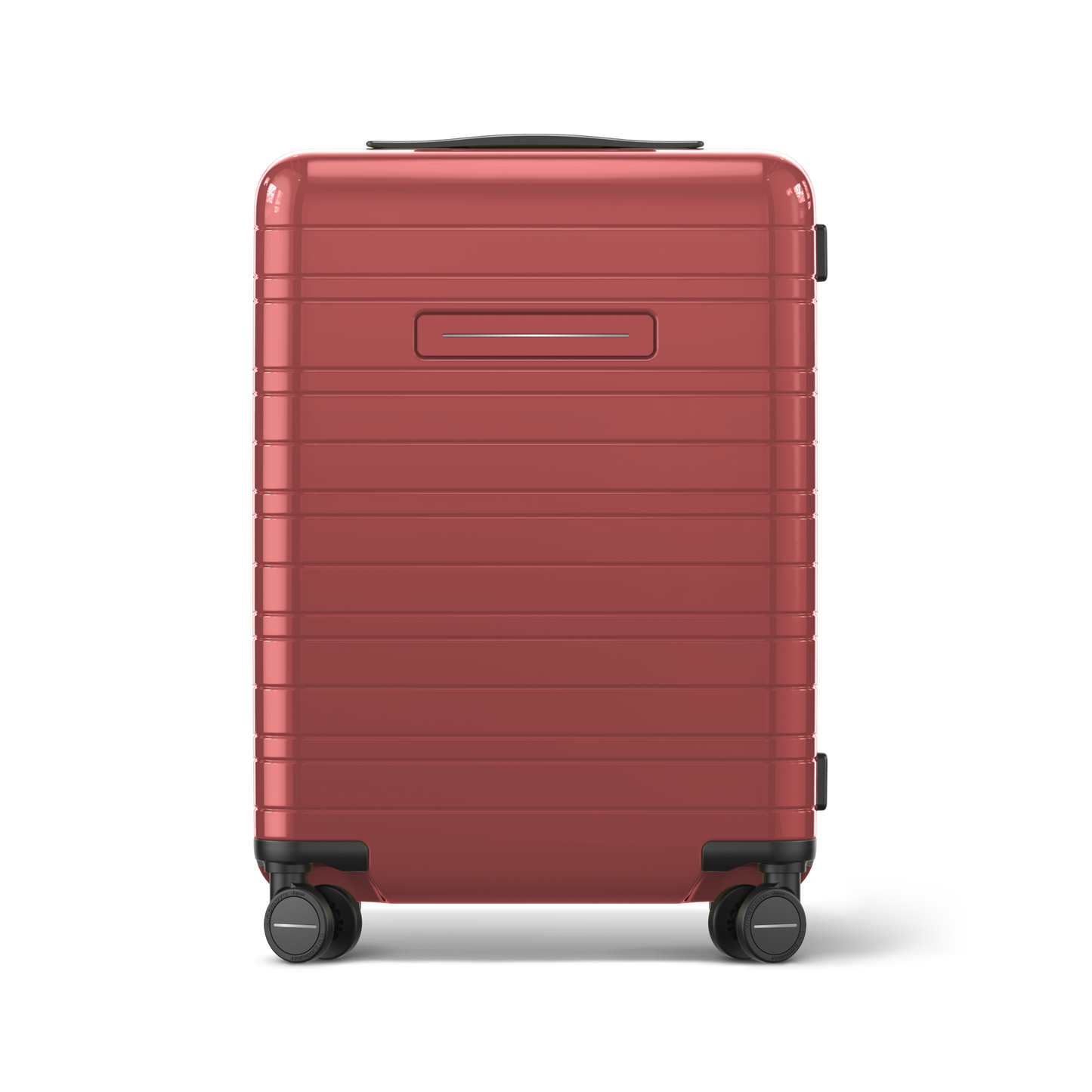 Koffer Essential Glossy True Red Vorderseite - Hartschale Polycarbonat Leicht Robust - Horizn Studios