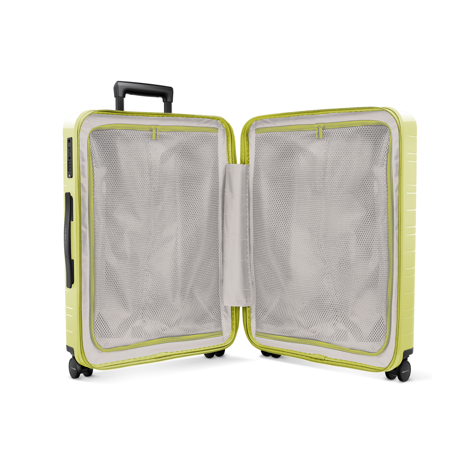 Koffer Essential Glossy Dusk Yellow Inside Acf - Hartschale Polycarbonat Leicht Robust - Horizn Studios
