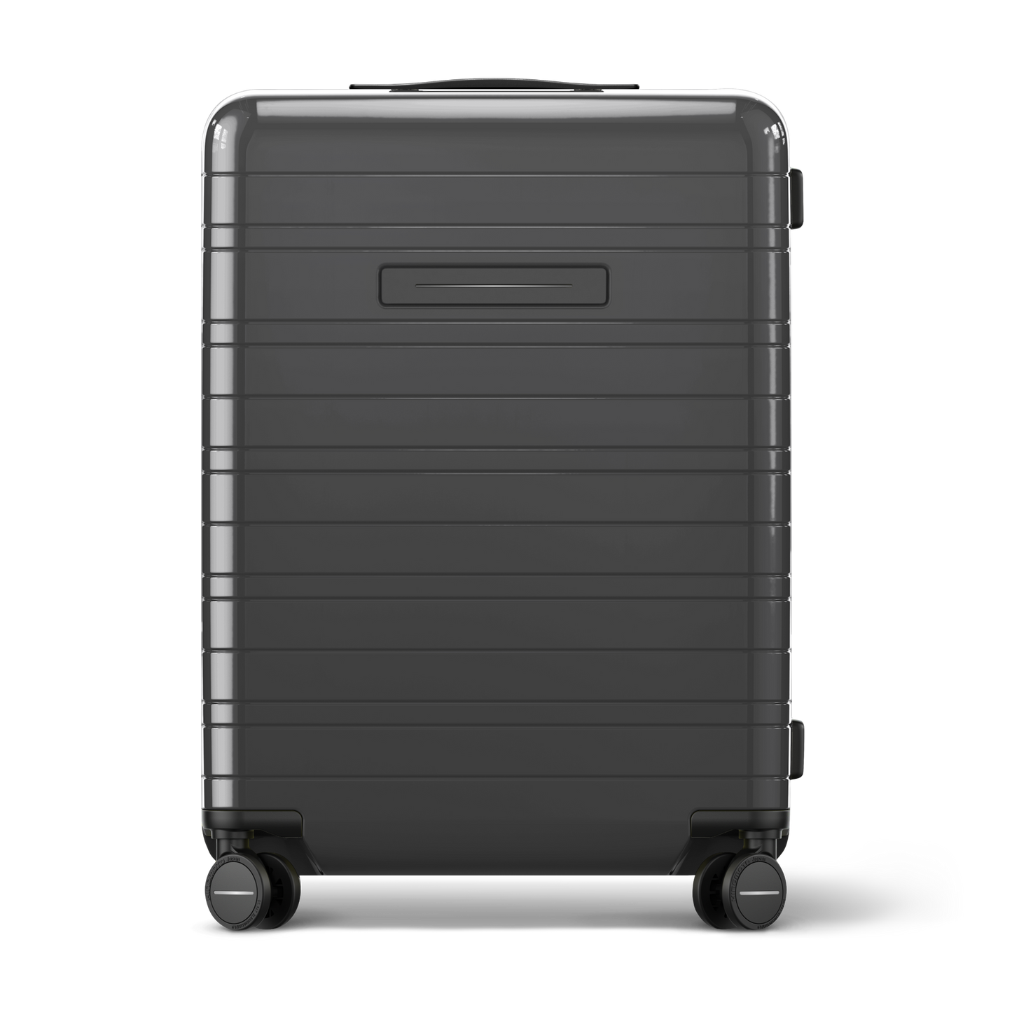 Koffer Essential Glossy Graphite Vorderseite - Hartschale Polycarbonat Leicht Robust - Horizn Studios