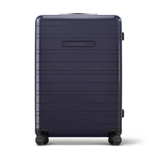 Koffer Essential Glossy Purple Night Vorderseite Cef Ece - Hartschale Polycarbonat Leicht Robust - Horizn Studios