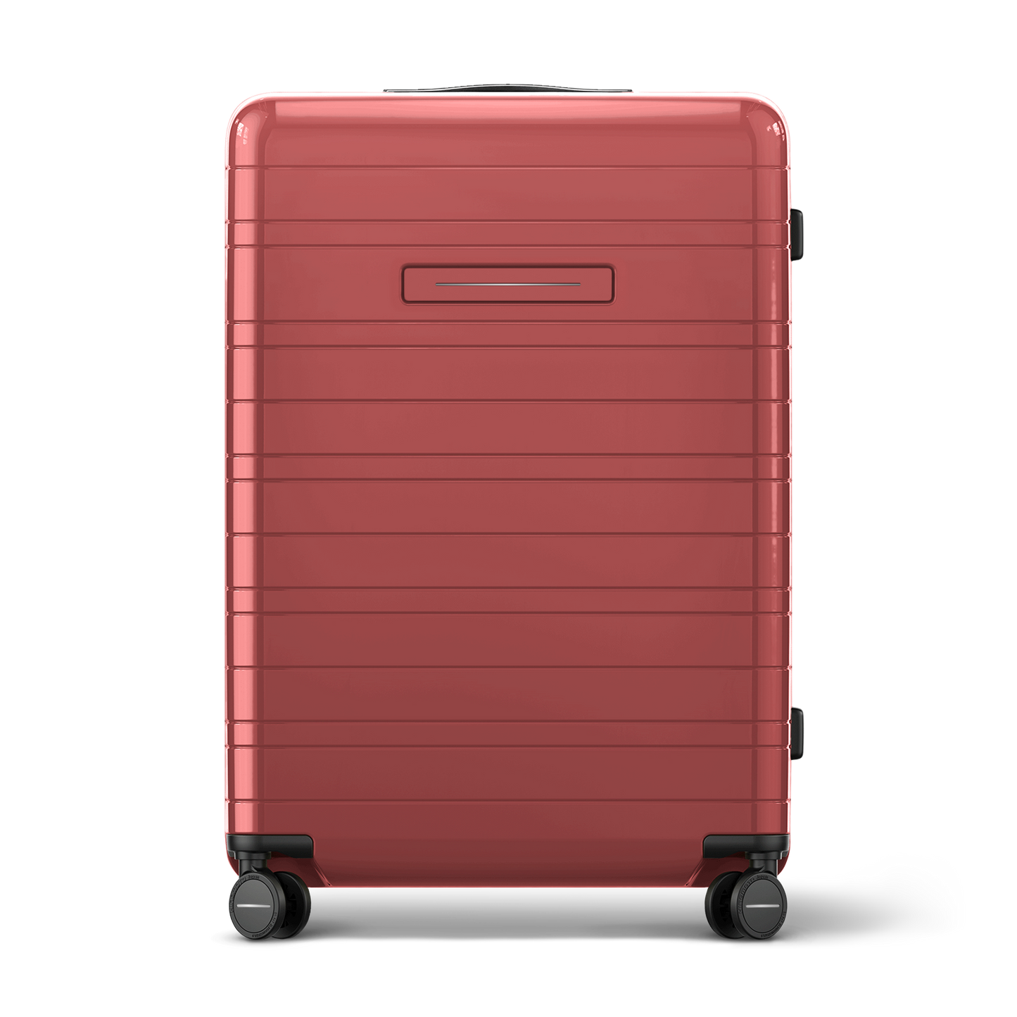 Koffer Essential Glossy True Red Vorderseite - Hartschale Polycarbonat Leicht Robust - Horizn Studios