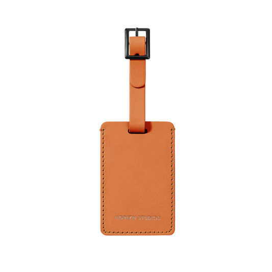 Koffertag Orange Glow - Hartschale Polycarbonat Leicht Robust - Horizn Studios