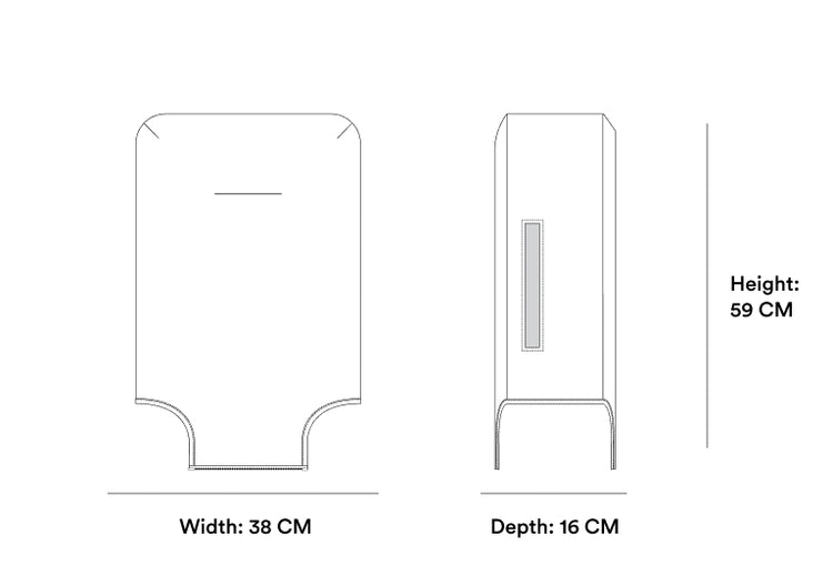 Koffer Cover Koffer Infographic - Hartschale Polycarbonat Leicht Robust - Horizn Studios