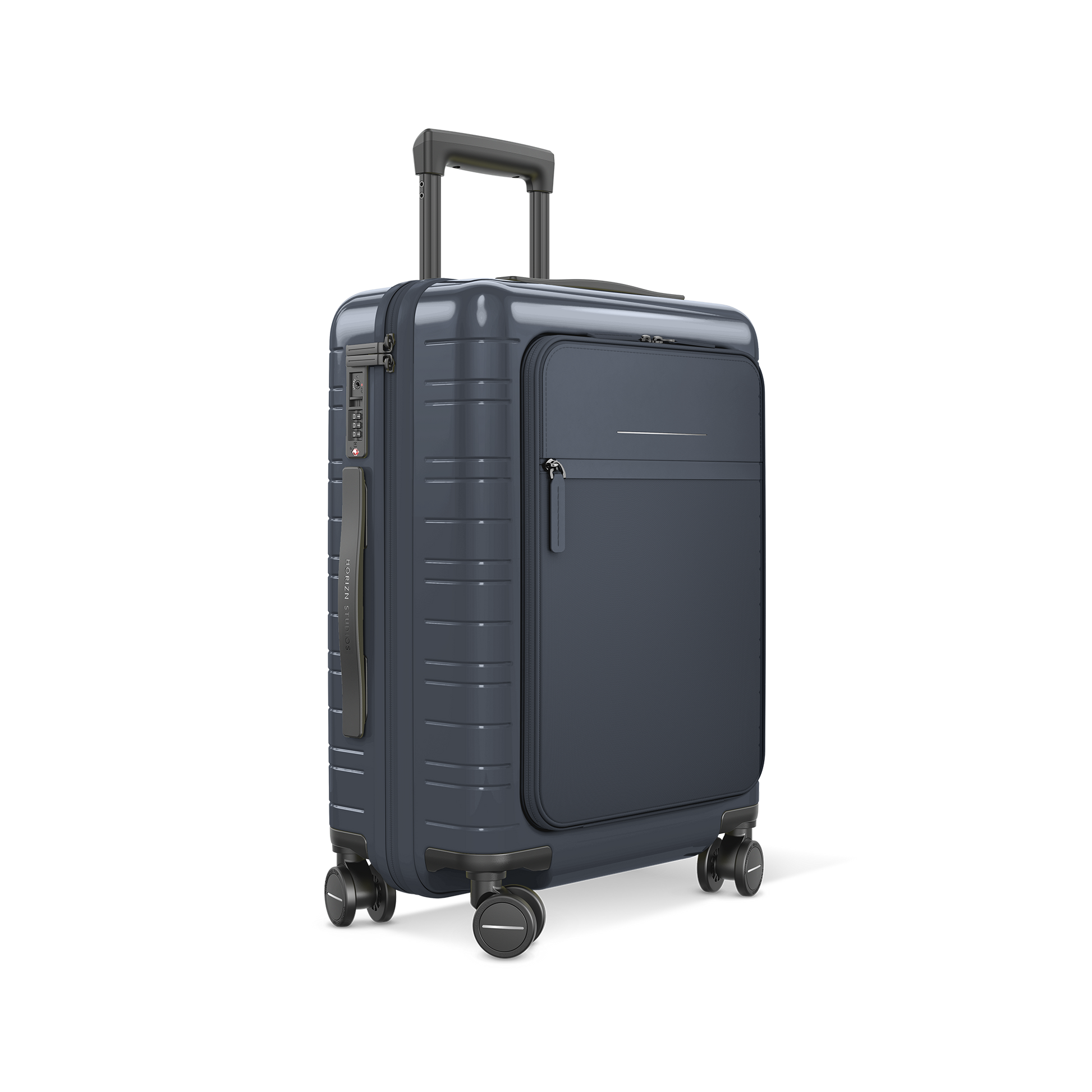 Koffer Essential Glossy Blau - Hartschale Polycarbonat Leicht Robust - Horizn Studios