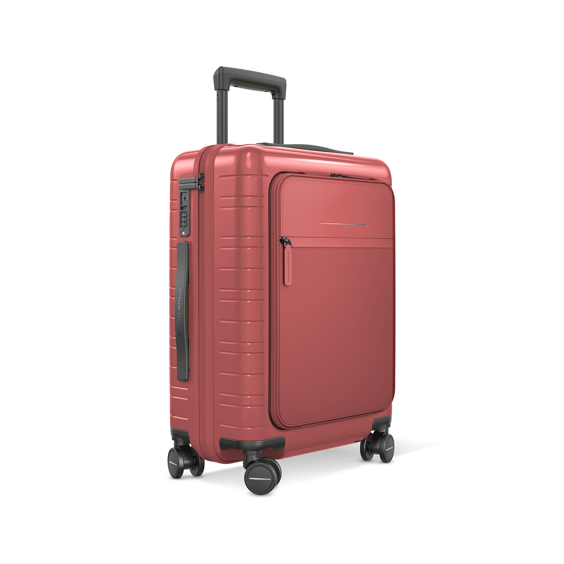 Koffer Essential Glossy True Red Bde - Hartschale Polycarbonat Leicht Robust - Horizn Studios