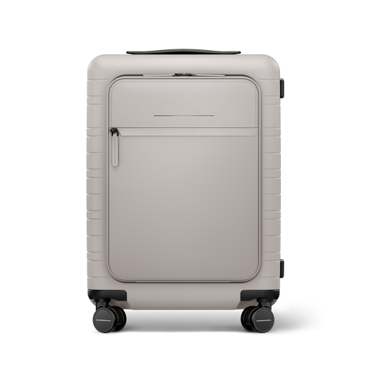 Koffer Essential Beige Vorderseite - Hartschale Polycarbonat Leicht Robust - Horizn Studios
