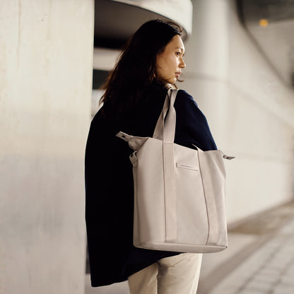 SoFo Vertical Tote / Night Blue / Waxed Canvas