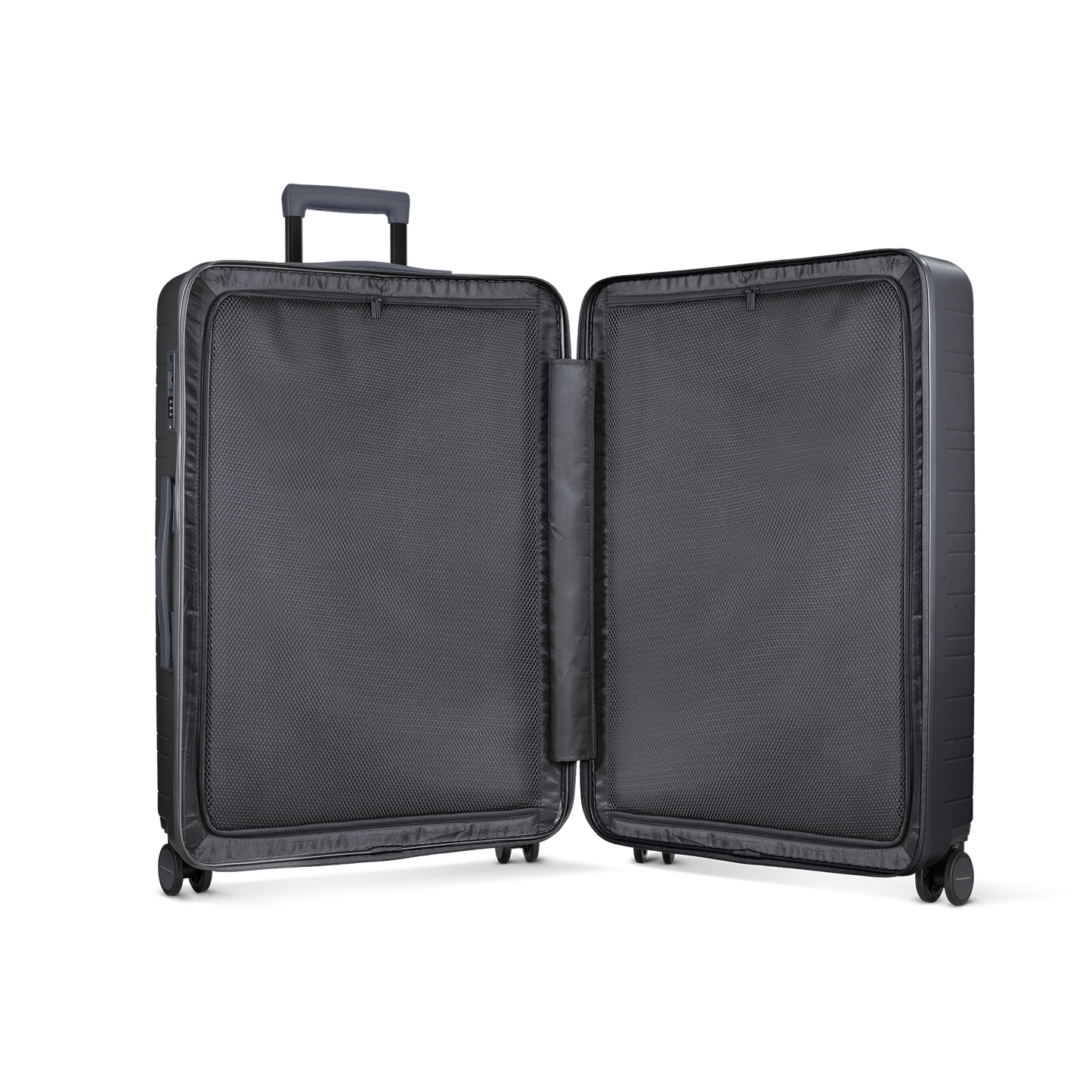 Koffer Dark Slate Innenansicht - Hartschale Polycarbonat Leicht Robust - Horizn Studios