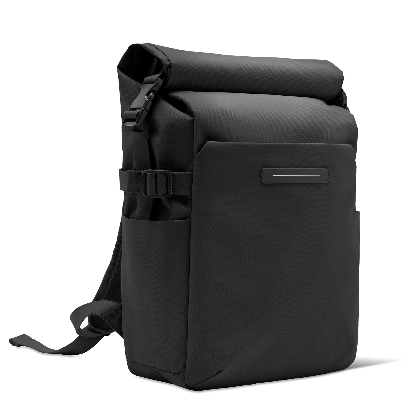 Shibuya Rolltop Rucksack Diagonale Ansicht - Wasserabweisend Vegan Ergonomisch - Horizn Studios