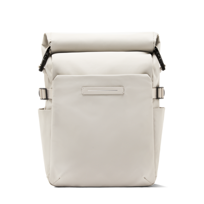 Shibuya Rolltop Rucksack Beige Vorderseite - Wasserabweisend Vegan Ergonomisch - Horizn Studios