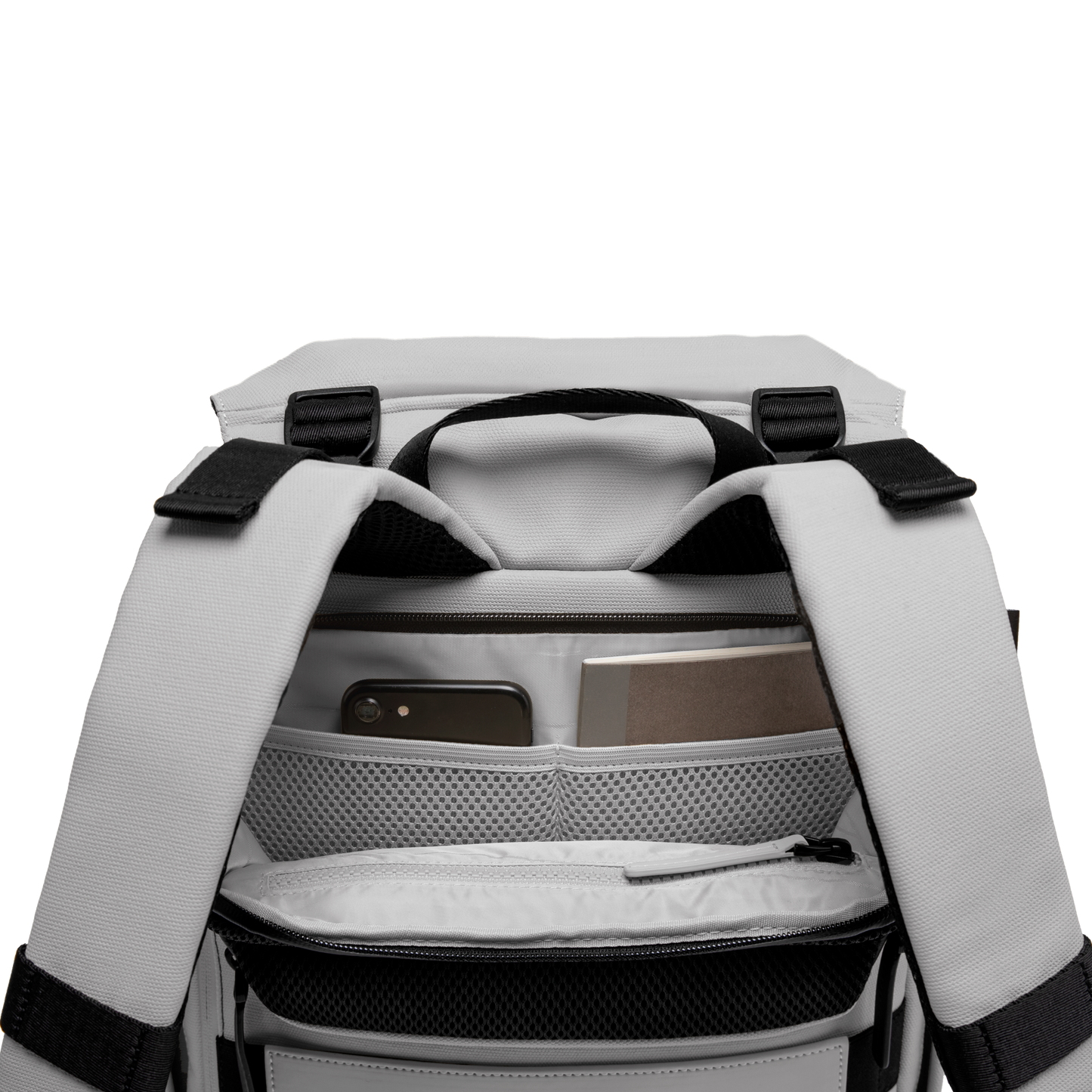 SoFo Backpack City / Light Quartz Grey / Recycled Waxed Canvas