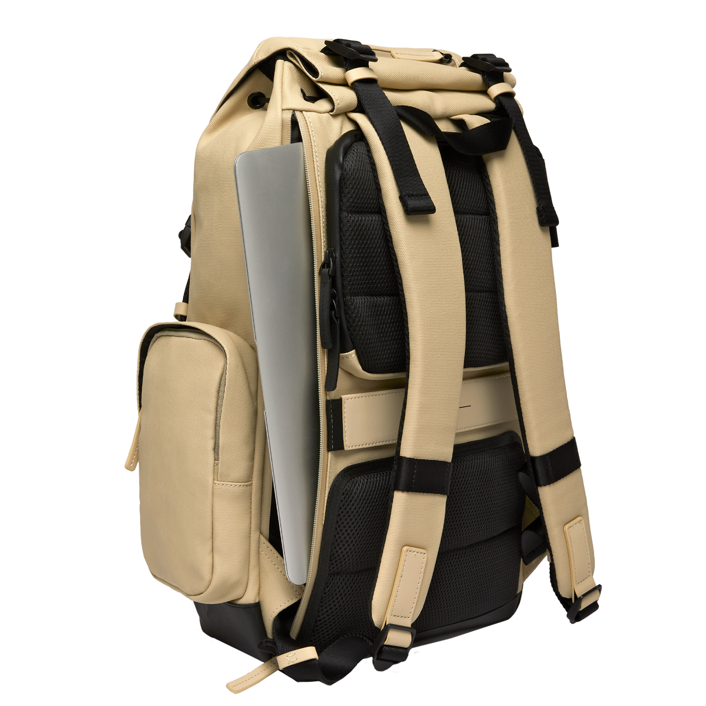 Sofo Rucksack Beige Laptop Pocket - Wasserabweisend Vegan Ergonomisch - Horizn Studios
