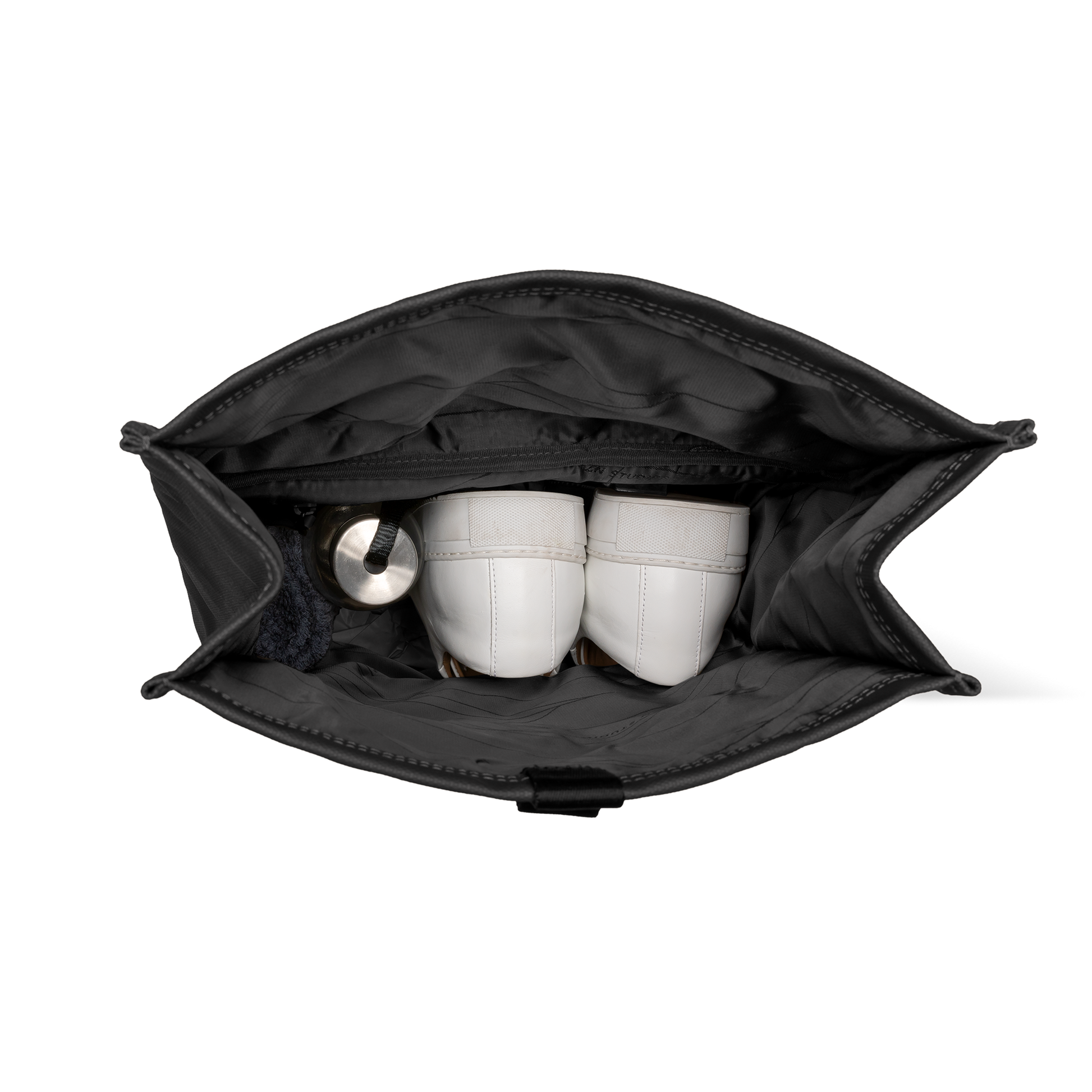Sofo Rolltop Rucksack Rucksack Rucksack Hauptfach Rückseite - Wasserabweisend Vegan Ergonomisch - Horizn Studios