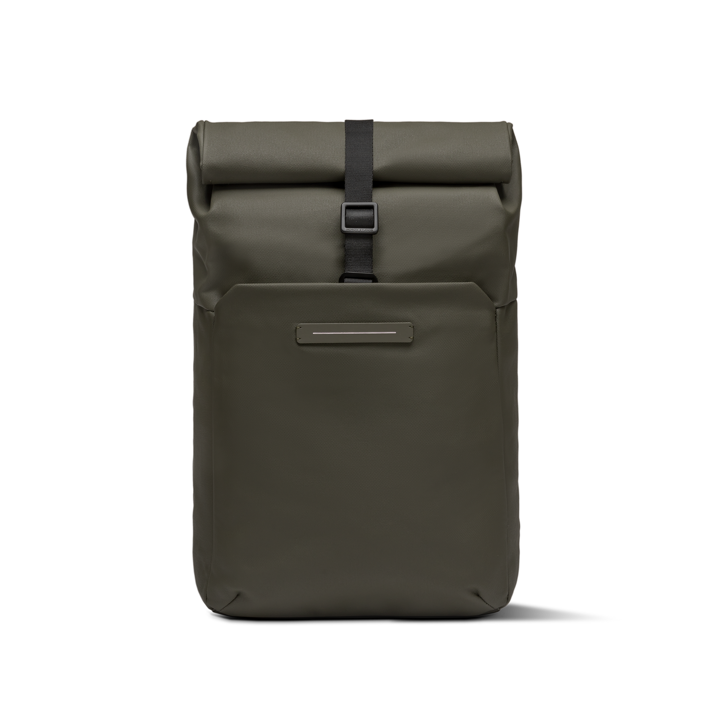 Sofo Rolltop Rucksack Rucksack Rucksack Grün Vorderseite - Wasserabweisend Vegan Ergonomisch - Horizn Studios