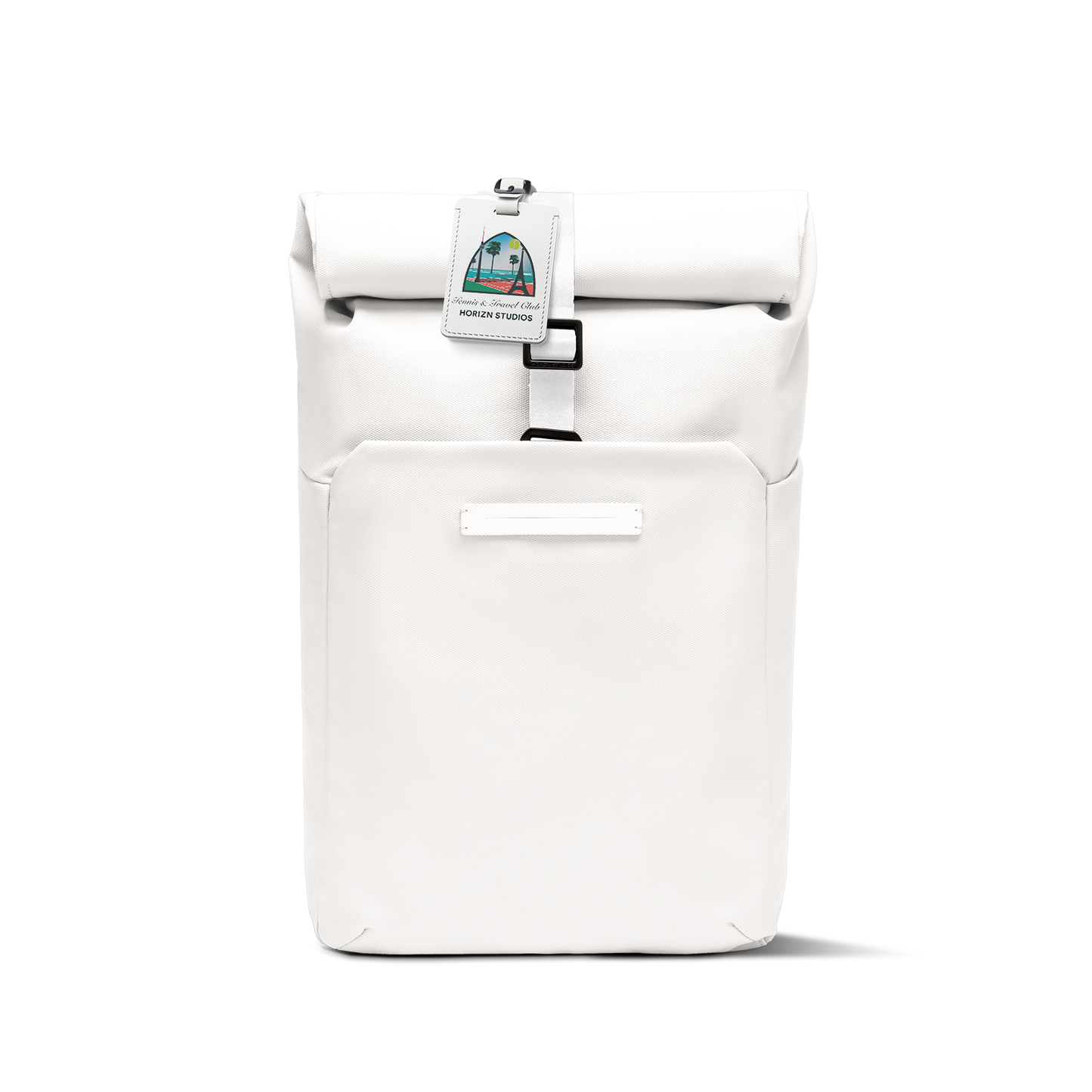 Sofo Rolltop Rucksack Rucksack Rucksack Tennis Edition Vorderseite - Wasserabweisend Vegan Ergonomisch - Horizn Studios