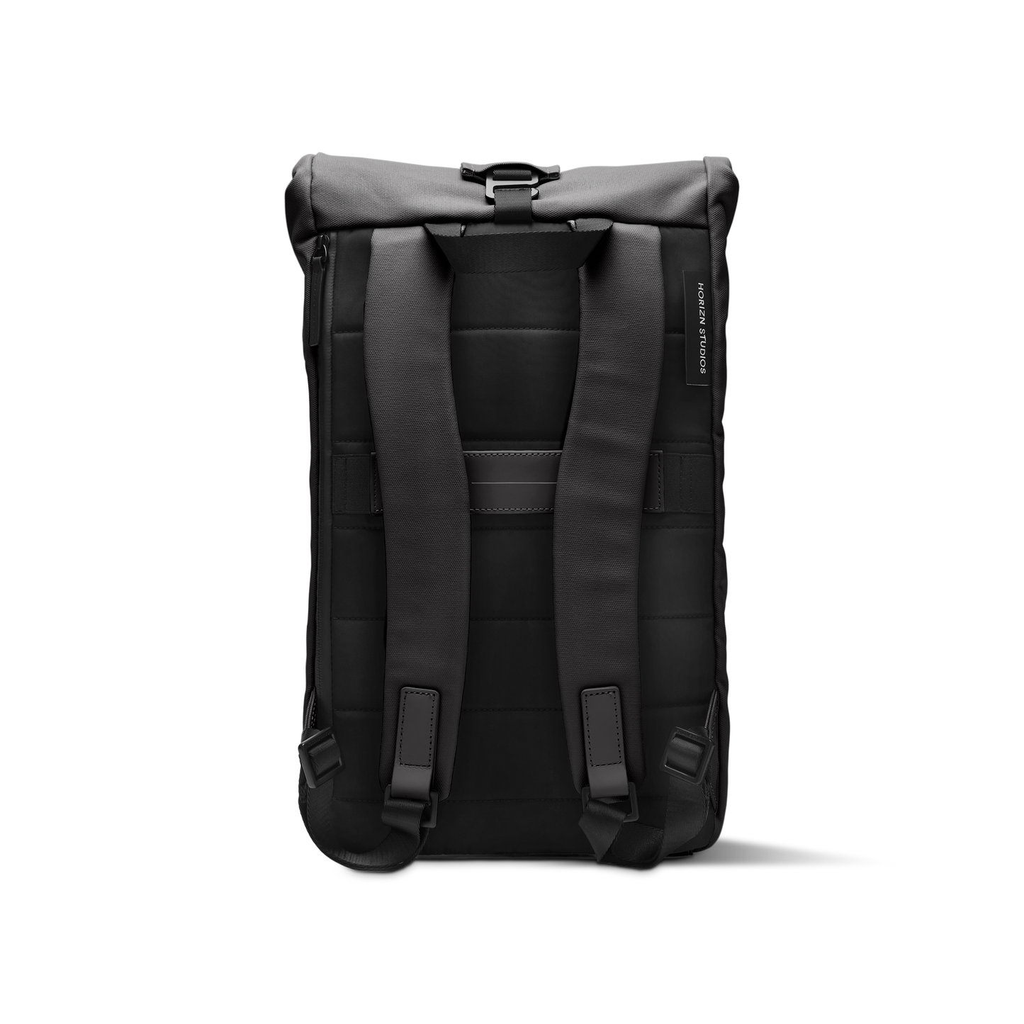Sofo Rolltop Rucksack Rückseite - Wasserabweisend Vegan Ergonomisch - Horizn Studios