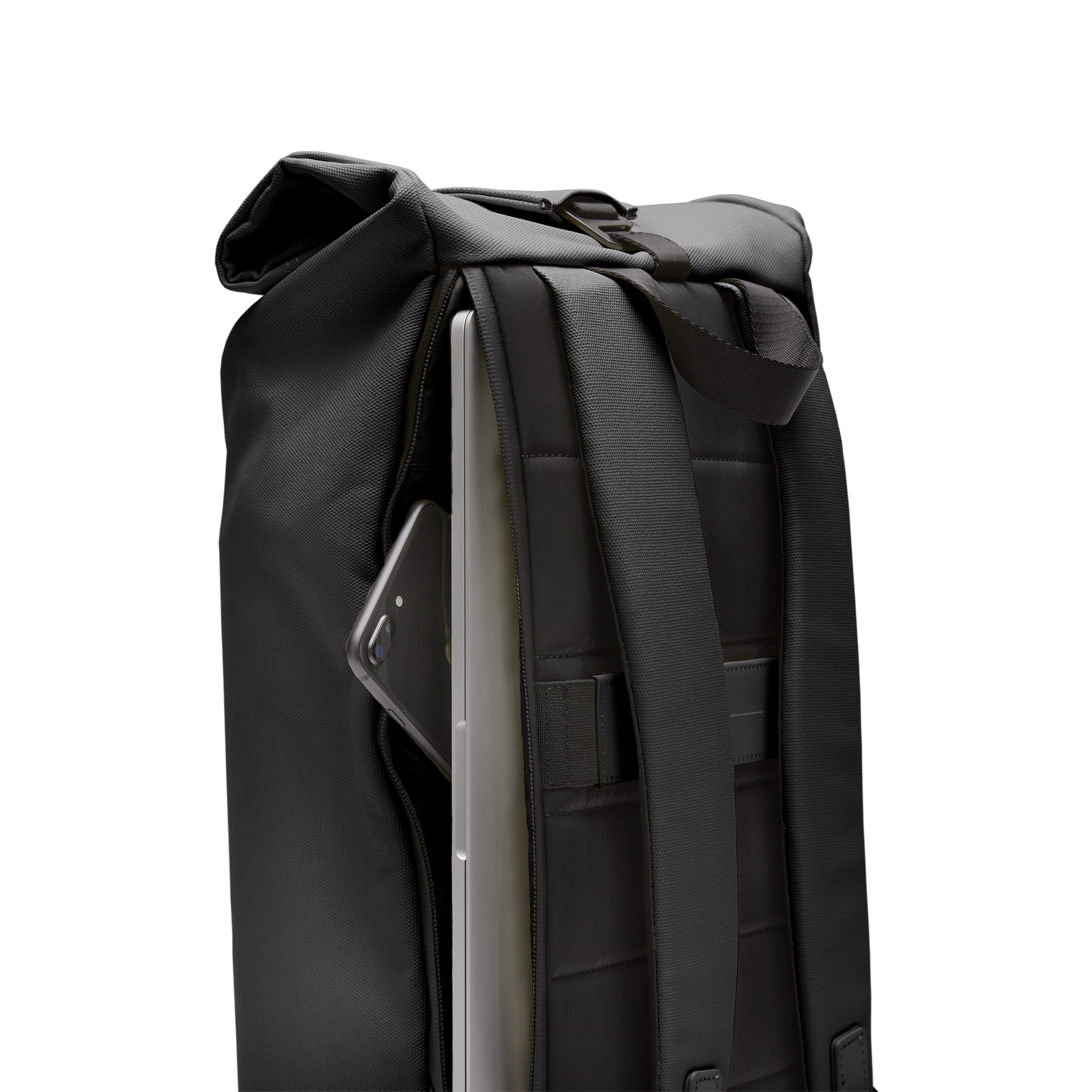 Sofo Rolltop Rucksack Detail - Wasserabweisend Vegan Ergonomisch - Horizn Studios