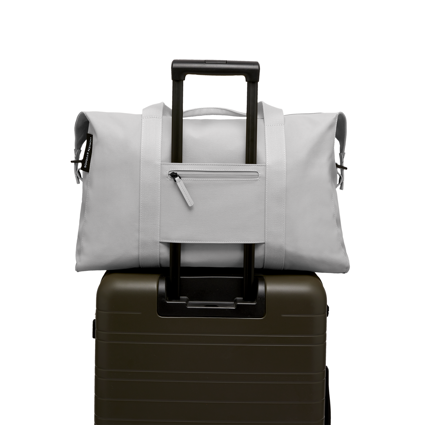 Sofo Weekender Light Quartz Grau Trolley Rückseite - Horizn Studios