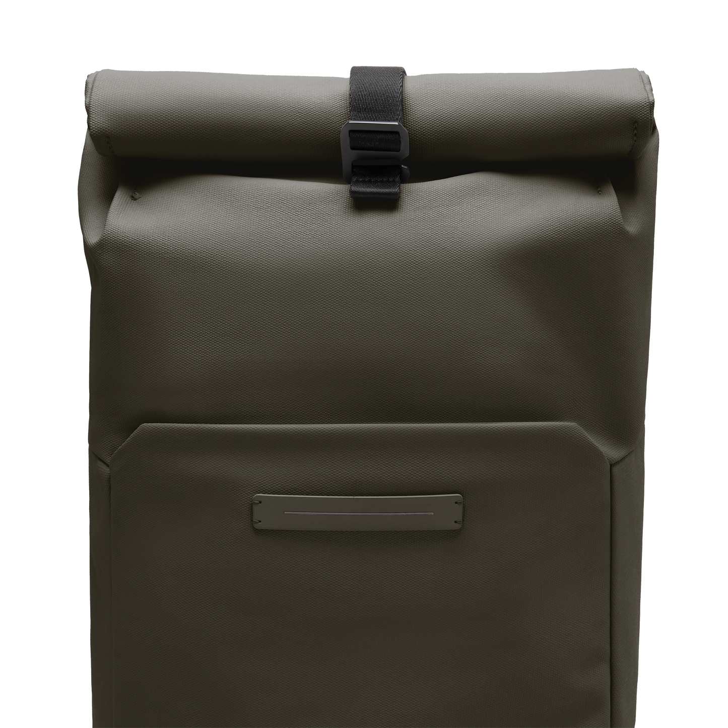 Sofo Rolltop Rucksack Rucksack Grün Detail - Wasserabweisend Vegan Ergonomisch - Horizn Studios