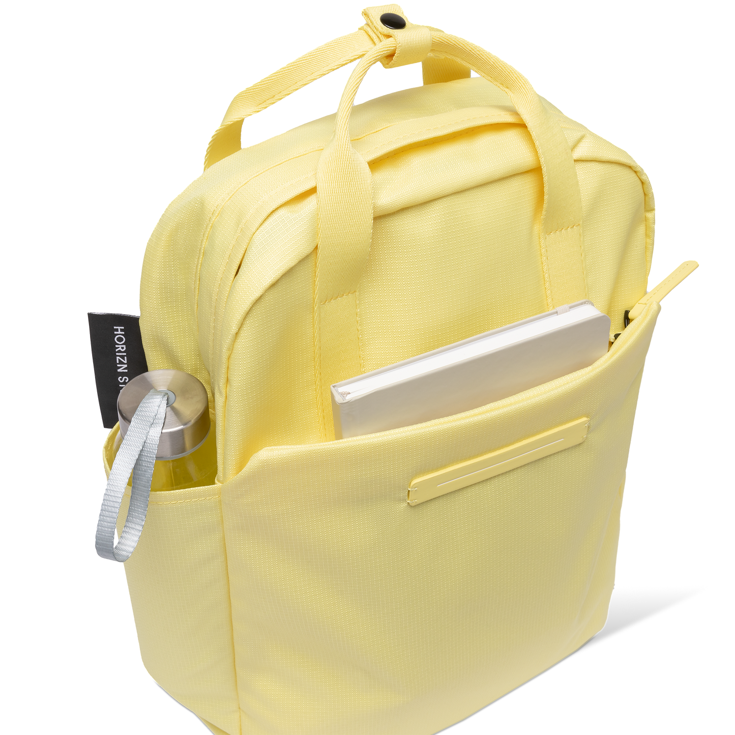 Tragetasche Tasche Medium Glossy Lemon Open Pocket - Wasserabweisend Funktional Stilvoll - Horizn Studios