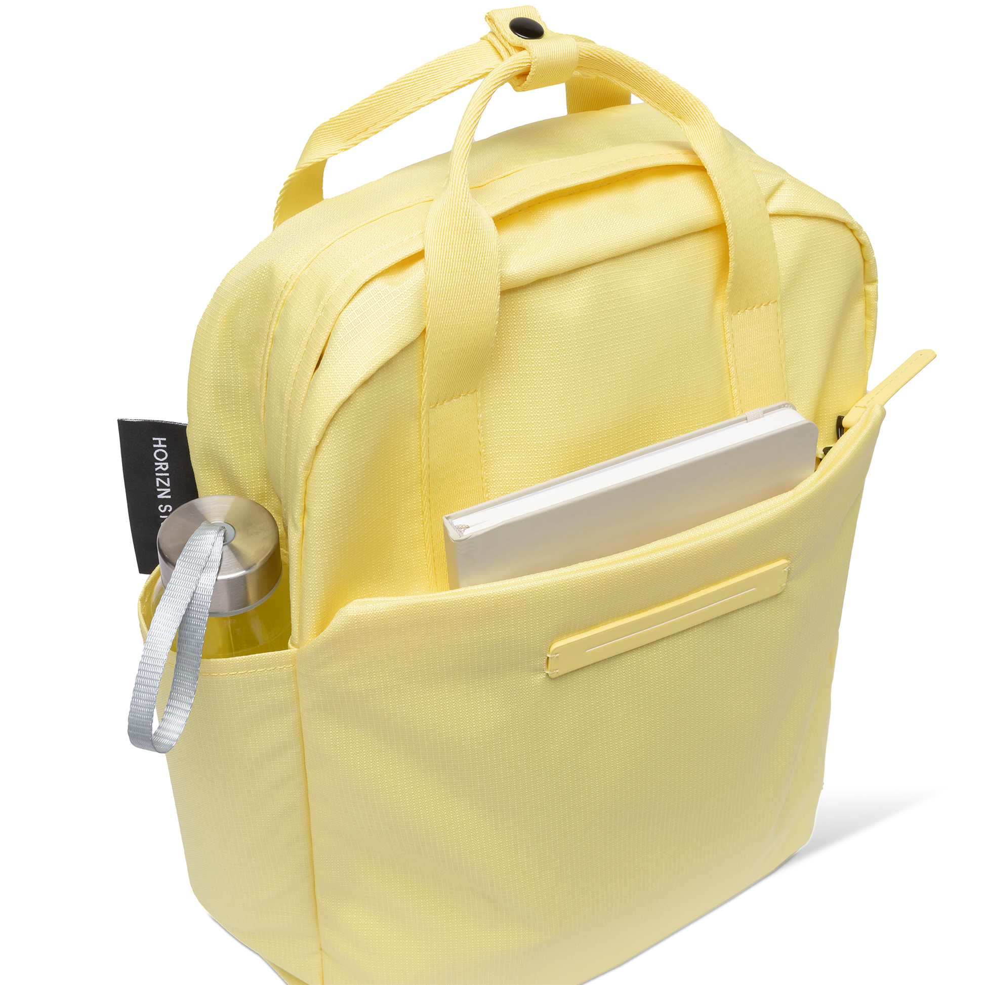 Tragetasche Tasche Medium Glossy Lemon Open Pocket - Wasserabweisend Funktional Stilvoll - Horizn Studios
