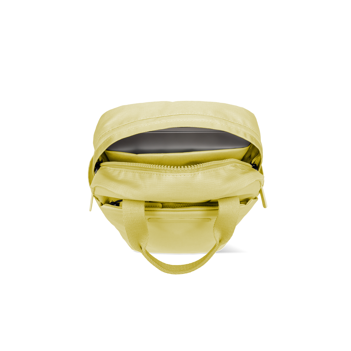 Tragetasche Tasche Small Glossy Lemon Draufsicht - Wasserabweisend Funktional Stilvoll - Horizn Studios