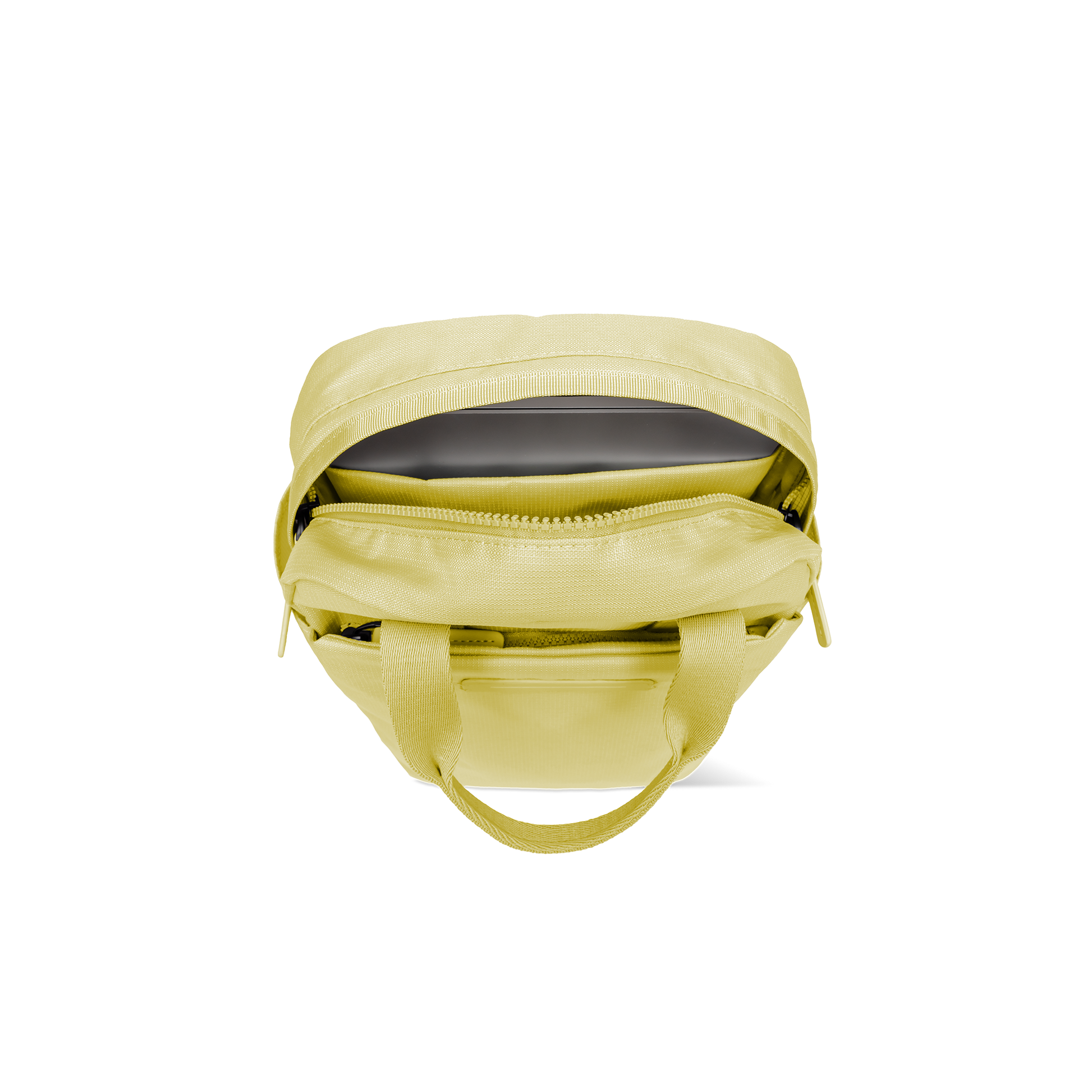 Tragetasche Tasche Small Glossy Lemon Draufsicht - Wasserabweisend Funktional Stilvoll - Horizn Studios