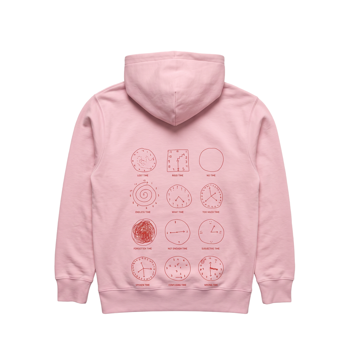 Travel Hoodie / Cloud Rose / Organic Cotton / Size L / Time